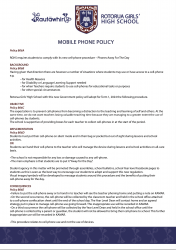 phone policy
