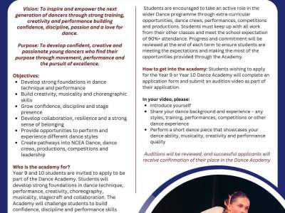 Dance & Music Academies