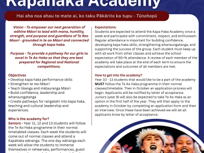 Kapahaka Academy